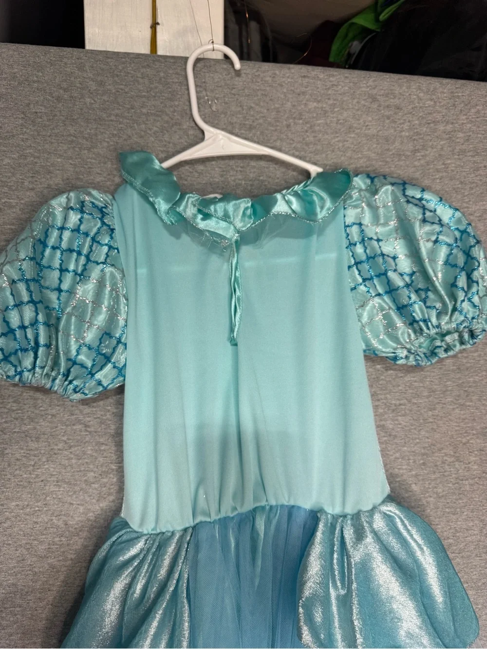 Rubies Brand Blue Princess Tulle Costume Dress - Kids Medium